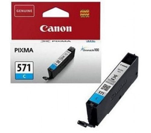 Canon tintapatron CLI-571, kék, 7 ml, 300 old., 0386C001
