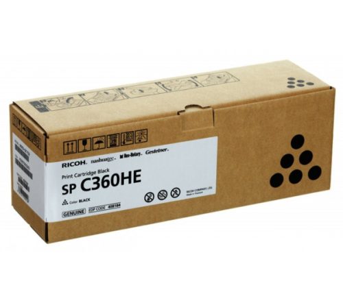 Ricoh lézertoner SPC360HE, fekete, 7000 old.
