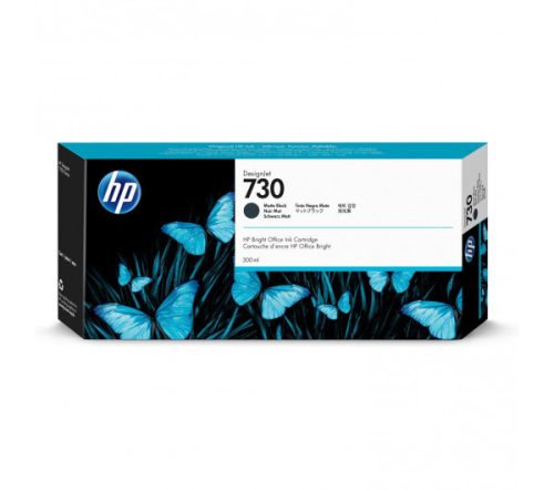 HP tintapatron P2V71A No.730, matt fekete, 300 ml