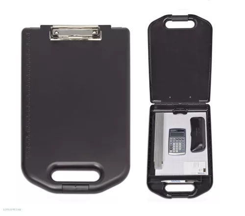 Felírótábla, Maul, A/4, műanyag, fedeles, széles, álló