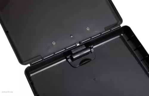 Felírótábla, Maul, A/4, műanyag, fedeles, széles, álló