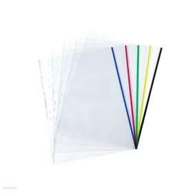   Genotherm A/4, lefűzhető, színes szélű, 50 mikron, vegyes 5x5 szín, 25db/csm