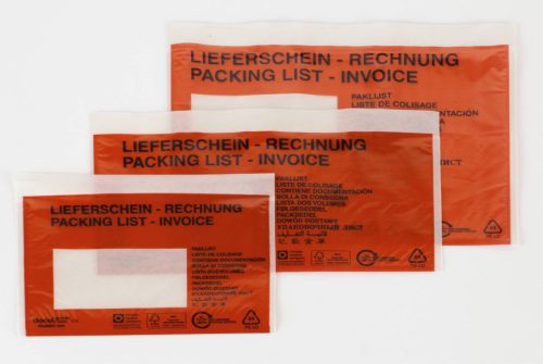 Csomagkísérő tasak öntapadós, újrahasznosított C/4 325x235+25mm, nyomatlan