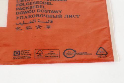 Csomagkísérő tasak öntapadós, újrahasznosított C/4 325x235+25mm, nyomatlan