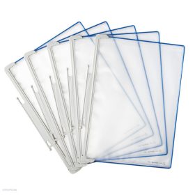   T-Design bemutatótábla Tarifold Design asztali bemutatótábla tartóhoz, A4, felül nyitott - 5 db, kék