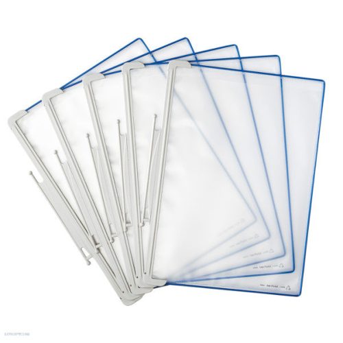 T-Design bemutatótábla Tarifold Design asztali bemutatótábla tartóhoz, A4, felül nyitott - 5 db, kék