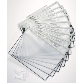   T-Design bemutatótábla Tarifold Design asztali bemutatótábla tartóhoz, A4, felül nyitott - 5 db, szürke