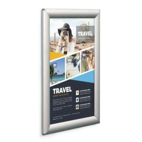   Plakátkeret A/4, szögletes sarok, trapézprofil, 25 mm, 3037U