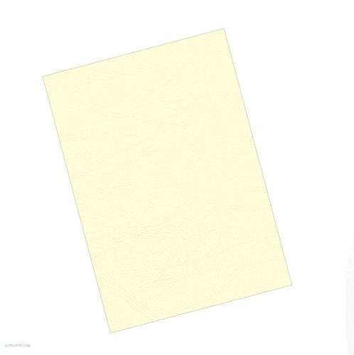 Spirálborító hátlap, A/3, elefántcsontszínű, 250 mikron, Fellowes, IFW53740