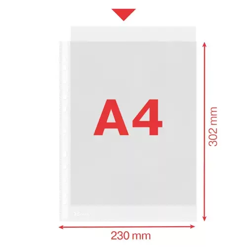 Genotherm A/4, lefűzhető, narancsos PP, 35 mikron, Esselte 16690