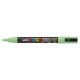 Dekormarker, Uni Posca PC-3M, 0,9-1,3 mm, kúpos hegy, világoszöld