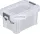 Műanyag tárolódoboz, átlátszó, ALLSTORE 0,2 liter