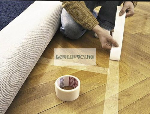 Ragasztószalag kétoldalas szövetszál-erősített visszaszedhető Tesa 50mm x 5m 55729 szőnyegragasztó nyomtalanul eltávolítható