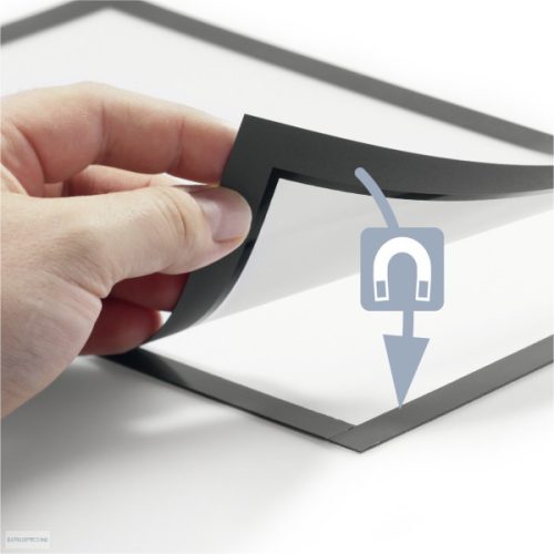 Infokeret A/4 öntapadós hátlap, mágneses előlap DURAFRAME 2db/cs