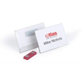 Névkitűző Durable 54x90 mm mágneses rögzítéssel