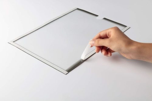 Infokeret Durable,  A4, öntapadó, szürke