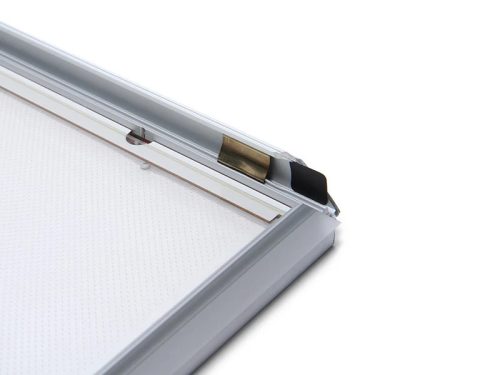 Plakátkeret LED világító, A4, egyoldalas, ezüst