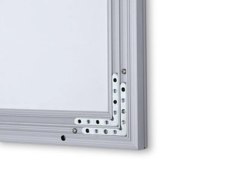 Plakátkeret LED világító, A4, egyoldalas, ezüst