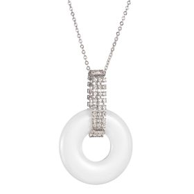   Jillianne - Hófehér szépség - PRECIOSA kristály nyaklánc 2877 00