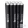 Pencil Preciosa-10pcs - KOOH-I-NOOR fekete testű ceruza, fehér - PRECIOSA kristály kövekkel 0968 00