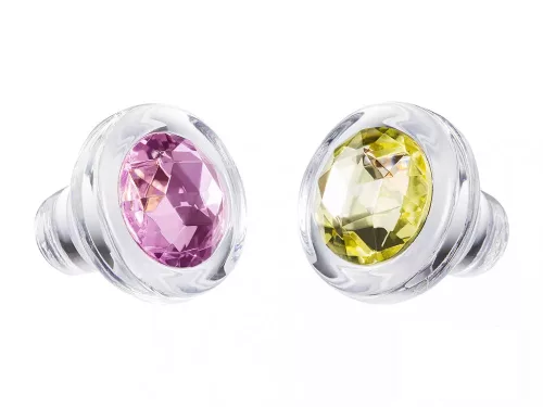Glass wine stoppers-set - PRECIOSA kristály üvegdugó 1470 70