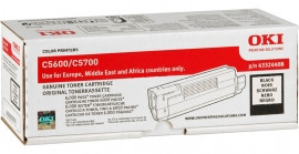 Oki [C5600/5700] 6k fekete eredeti toner (43324408)