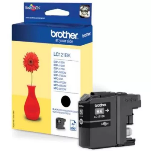 Brother LC121 fekete eredeti tintapatron