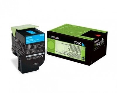 Lexmark [702C] 70C20C0 kék eredeti toner