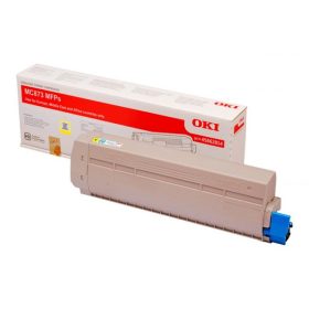 Oki [MC-873] sárga eredeti 10k toner (45862814)
