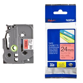   Brother TZE-451 piros alapon fekete eredeti feliratozó szalag