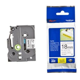   Brother TZe-S241 Strong fehér alapon fekete eredeti feliratozó szalag