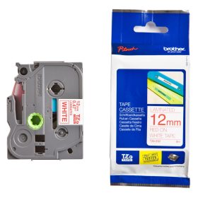   Brother TZE-232 fehér alapon piros eredeti feliratozó szalag