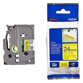   Brother TZE-S651 sárga alapon fekete eredeti feliratozó szalag