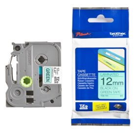   Brother TZE-731 zöld alapon fekete eredeti feliratozó szalag