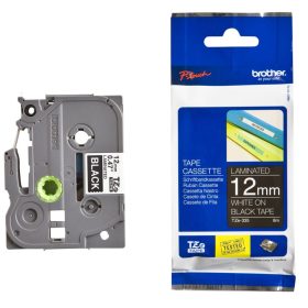   Brother TZE-335 fekete alapon fehér eredeti feliratozó szalag