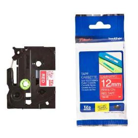   Brother TZE-435 piros alapon fehér eredeti feliratozó szalag