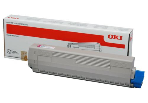 Oki C833/C843 magenta eredeti toner (46443102)