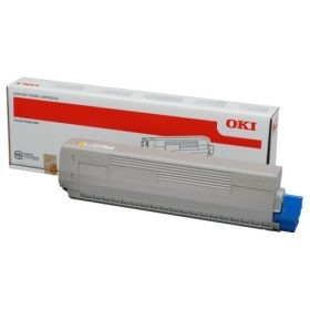Oki C833/C843 sárga eredeti toner (46443101)