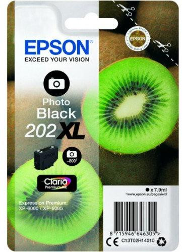 Epson T02H1 (202XL) fotó fekete eredeti tintapatron