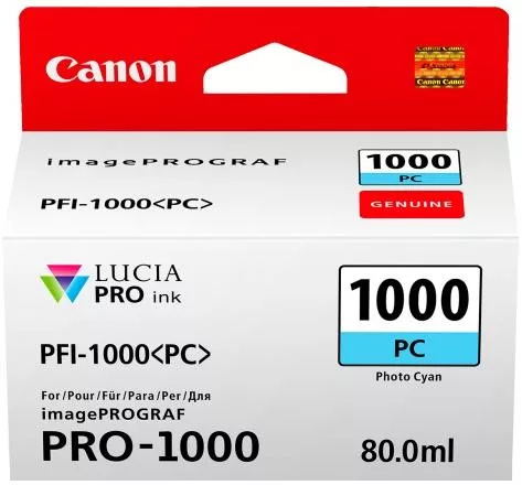 Canon PFI-1000 fotó kék eredeti tintapatron