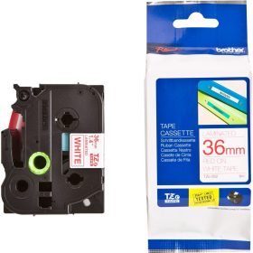   Brother TZE-262 fehér lapon piros eredeti feliratozó szalag