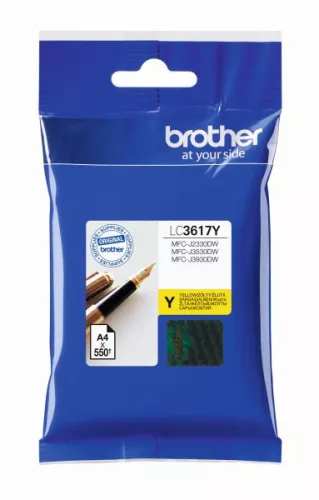 Brother LC3617 sárga eredeti tintapatron