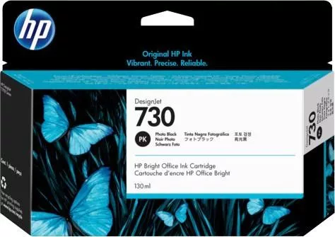 HP P2V73A No.730 fotófekete eredeti tintapatron
