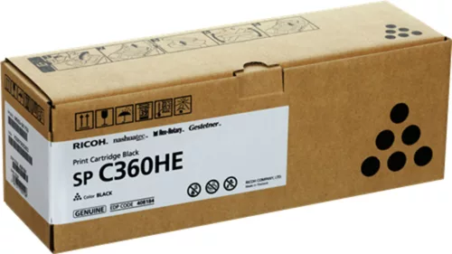 Ricoh SPC360HE fekete eredeti toner (408184)