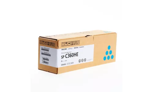 Ricoh SPC360HE kék eredeti toner (408185)