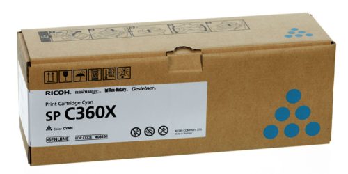 Ricoh SPC360X kék eredeti toner (408251)
