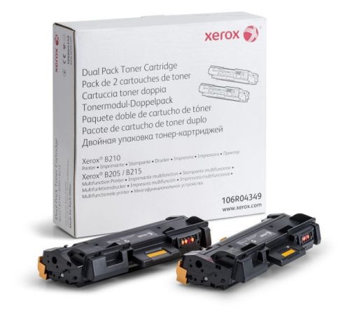 Xerox B205/B210 fekete eredeti toner duplacsomag (106R04349)