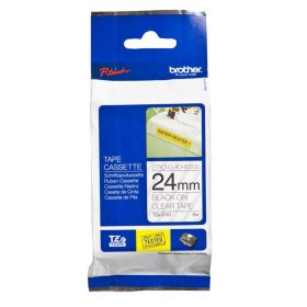   Brother TZE-S151 átlátszó alapon fekete eredeti feliratozó szalag