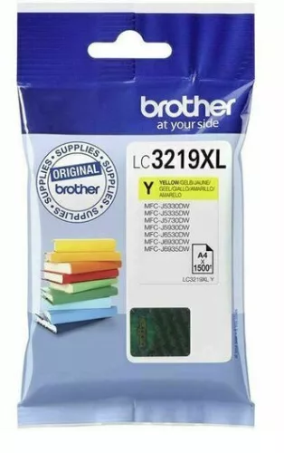 Brother LC3219XL sárga eredeti tintapatron