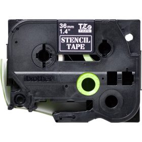   Brother STe-161 fehér alapon fekete eredeti stencil feliratozó szalag
